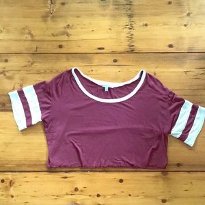 Maroon crop top❤️